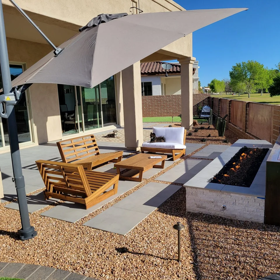 Fire Feature Seating Area