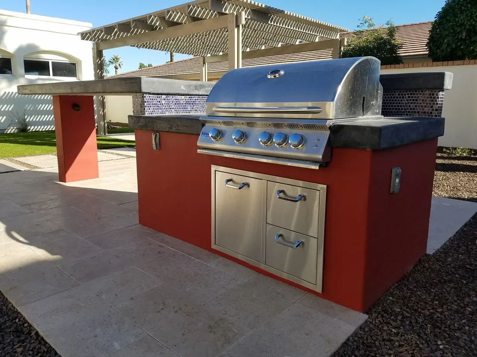 Built-In BBQ Station