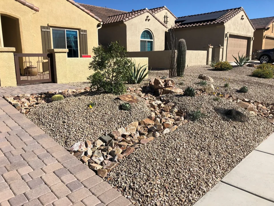 Front Yard Rockscape