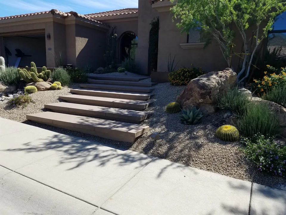 Entry Steps and Planting