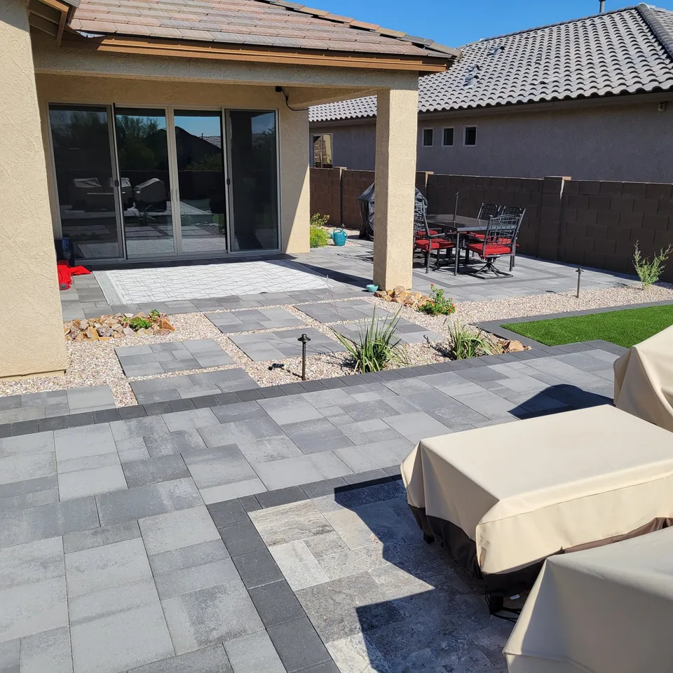 Patio Grid House View