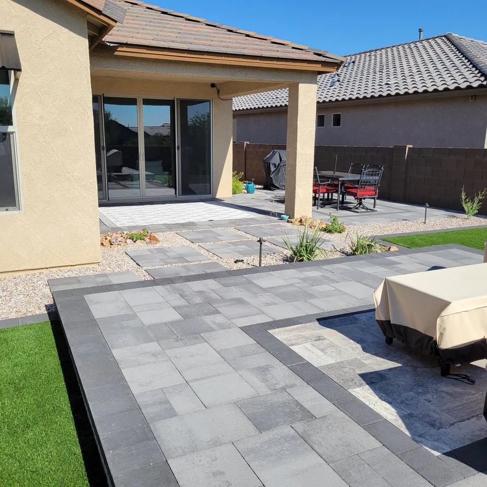 Paver Patio Grid