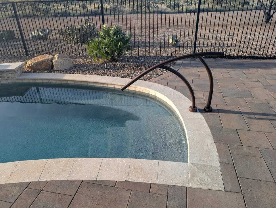 water cooled handrail