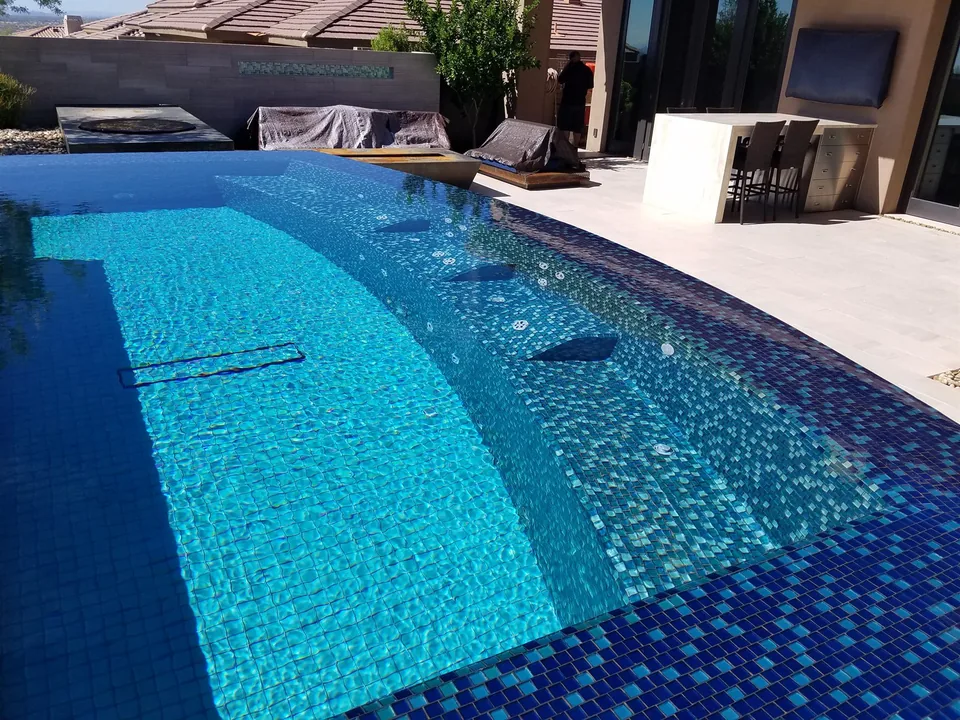 Completely Tiled Spa